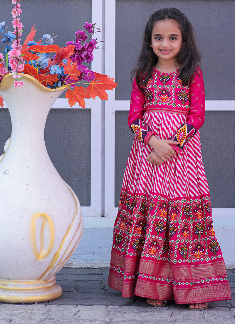 Party wear kids gown best sale